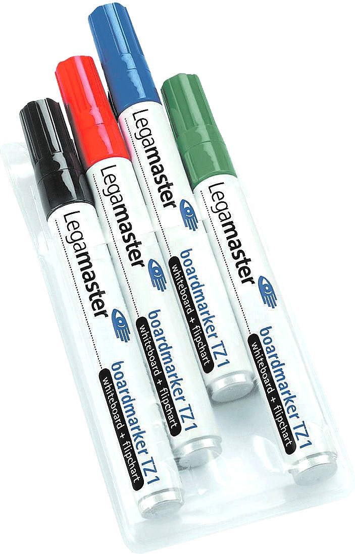 Photos - Felt Tip Pen Legamaster TZ1 Boardmarker 4 colours 