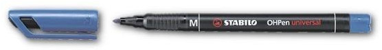 Stabilo OHPen universal permanent M bleu