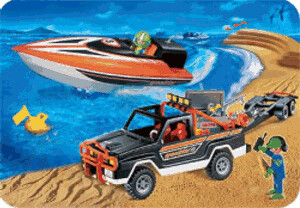 Playmobil Leisure - Jeep with Powerboat (3399)