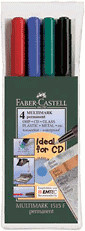 Faber-Castell Multimark 1513 permanent - Pack of 4