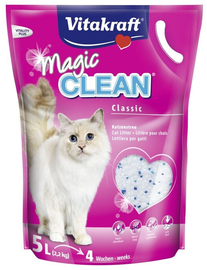Vitakraft Litière de silice pour chat 5 L Vitakraft Litière de silice pour chat 5 L