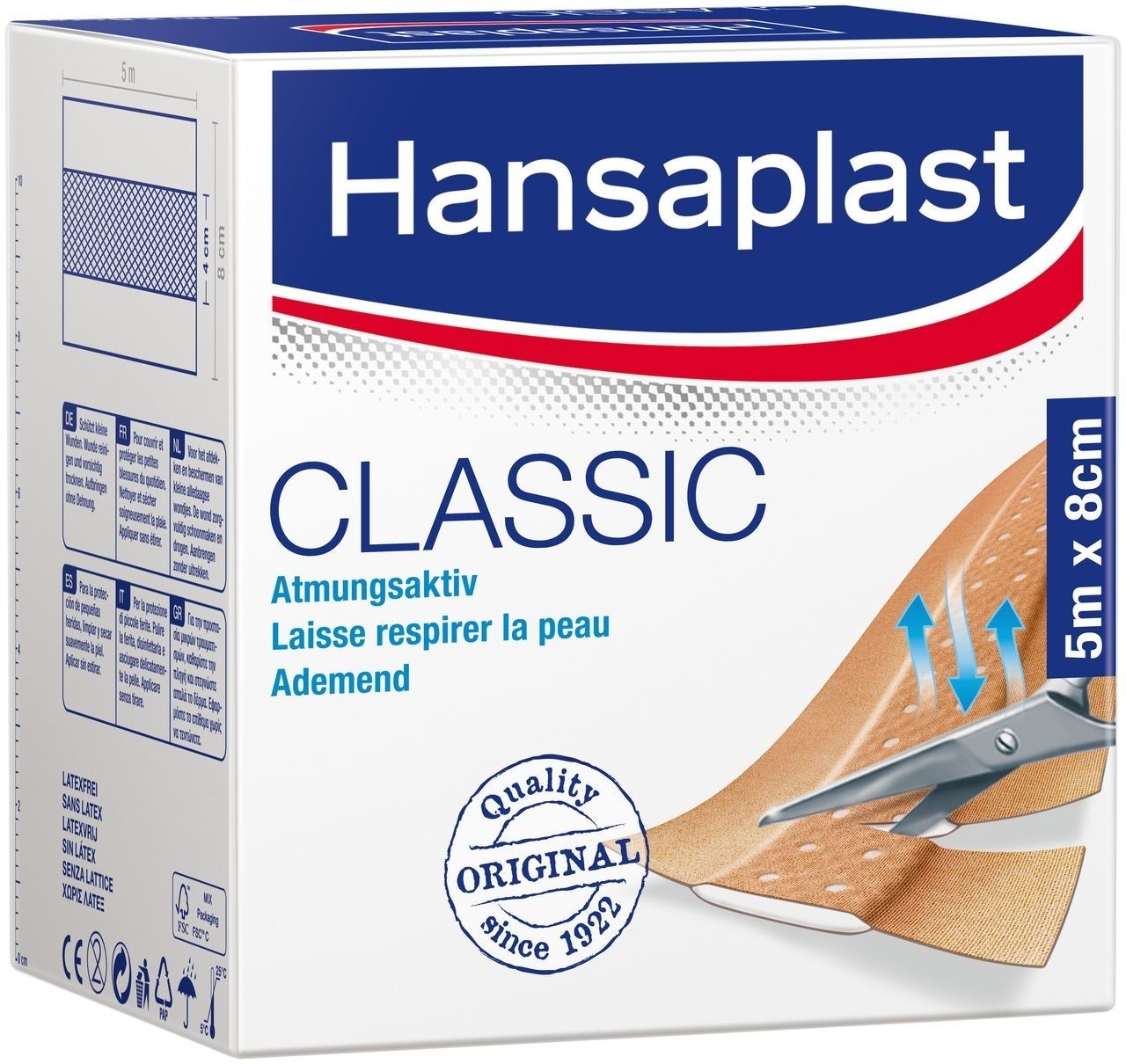 BSN Medical Hansaplast Classic Pflaster 5 m x 8 cm ab 11,64 € (Februar
