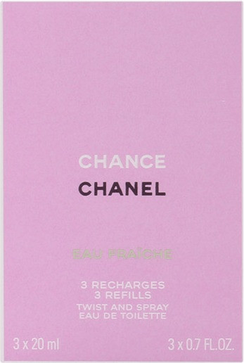 Chanel Chance Eau Fraîche Twist & Spray Eau de Toilette (3 x 20ml