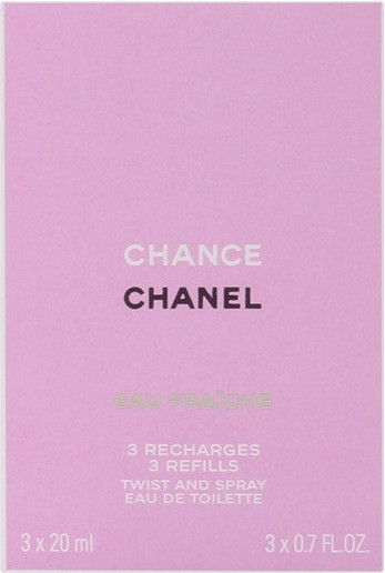 Buy Chanel Chance Eau Fra che Twist Spray Eau de Toilette 3 x