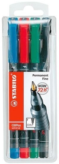 Stabilo OHPen universal permanent Pochette de 4