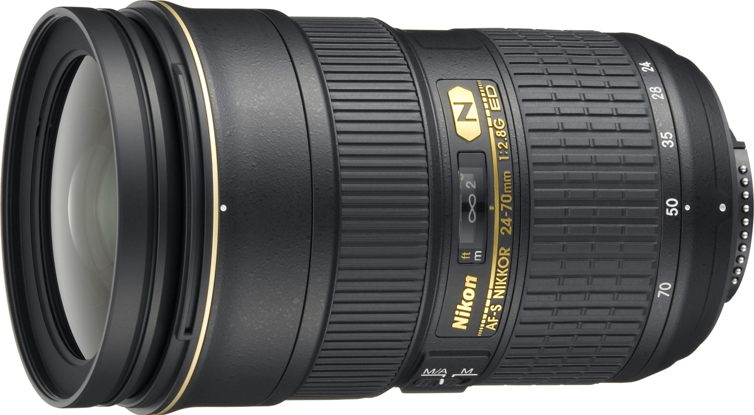 【おしゃれ】 AF-S Nikon Nikkor (oggi 1.000,00 € a ED G f2.8 24-70mm レンズ(ズーム)
