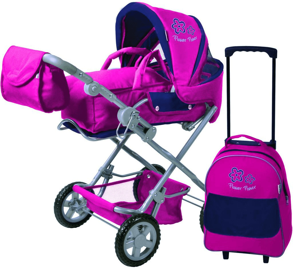 Knorrtoys Poussette Luke avec valise