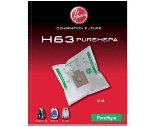 4 Sacchetti Carta HEPA H63 Per Aspirapolvere Candy – Sostitutivi Per Modello 35600536, Compatibili Con TF4195, TFS5192