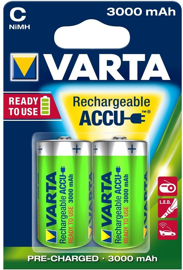 Pile rechargeable LR14 / C Power Accu VARTA 1.2V 3000mAH