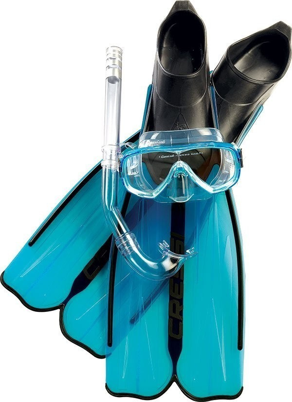 Cressi Rondinella Snorkel Set aquamarine