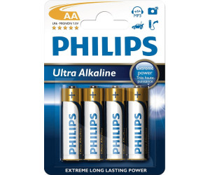 Philips Alkali Extreme Life 4er-Bli LR6 Mignon AA 