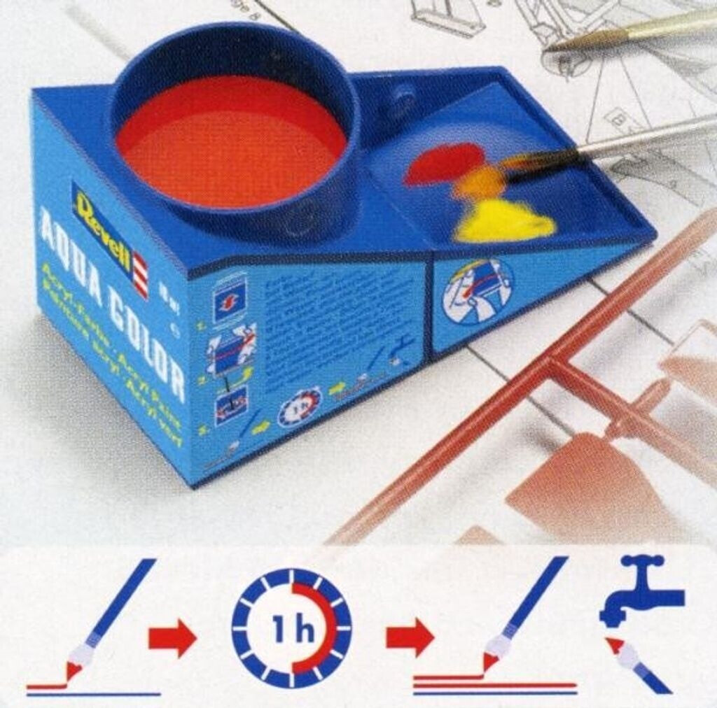 Revell 36371 Colore Acrilico Aqua Hellgrau 18ml - Grigio Chiaro Setoso, Per Modellismo, Inodore, Miscelabile Con Acqua