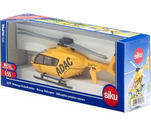 Siku Eurocopter EC-105 ADAC Rettungs-Hubschrauber Nr 2539 1:55