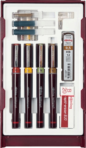 Rotring Rapidograph 4 pièces
