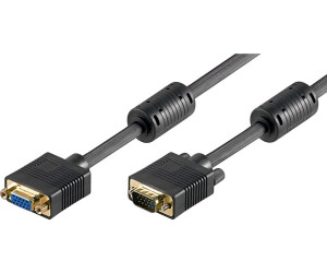 InLine 17721 S-VGA Verlängerung, 15pol HD St/Bu, beige (20,0m)