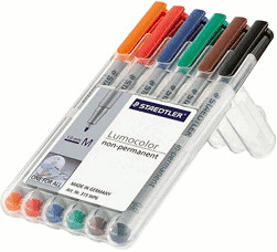 Photos - Felt Tip Pen STAEDTLER Lumocolor non-permanent M  (pack of 6)