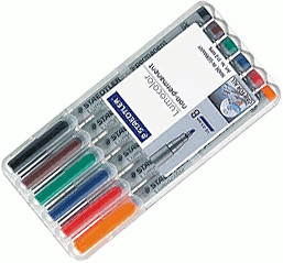 Staedtler Lumocolor non permanent B pochette de 6