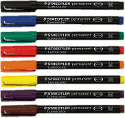 Staedtler Lumocolor 317M - Pochette de 8