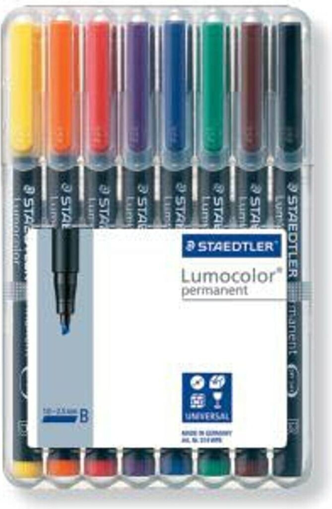 Staedtler Lumocolor 314B - Pochette de 8
