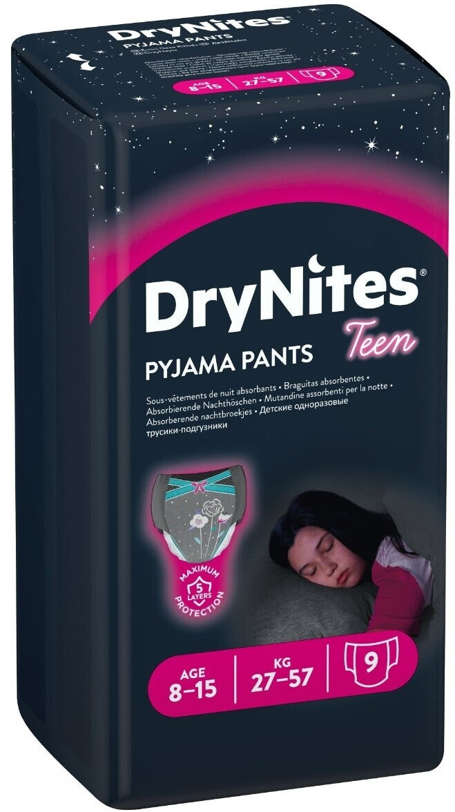 Huggies Dry Nites Girls (9 Pants) a € 6,64 (oggi) Migliori prezzi e