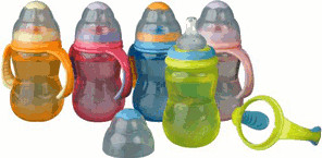 Nuby Biberon polypropylène avec anses 300 ml