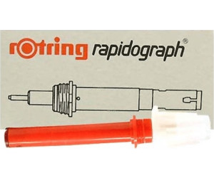 rotring rapidograph Iso Tuschefüller 3er Satz 0,25-0,5mm neue Kegel 