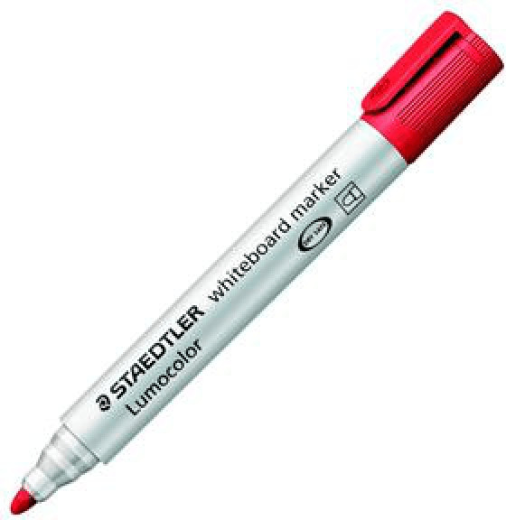 Photos - Felt Tip Pen STAEDTLER Lumocolor Whiteboard-Marker 351 red 