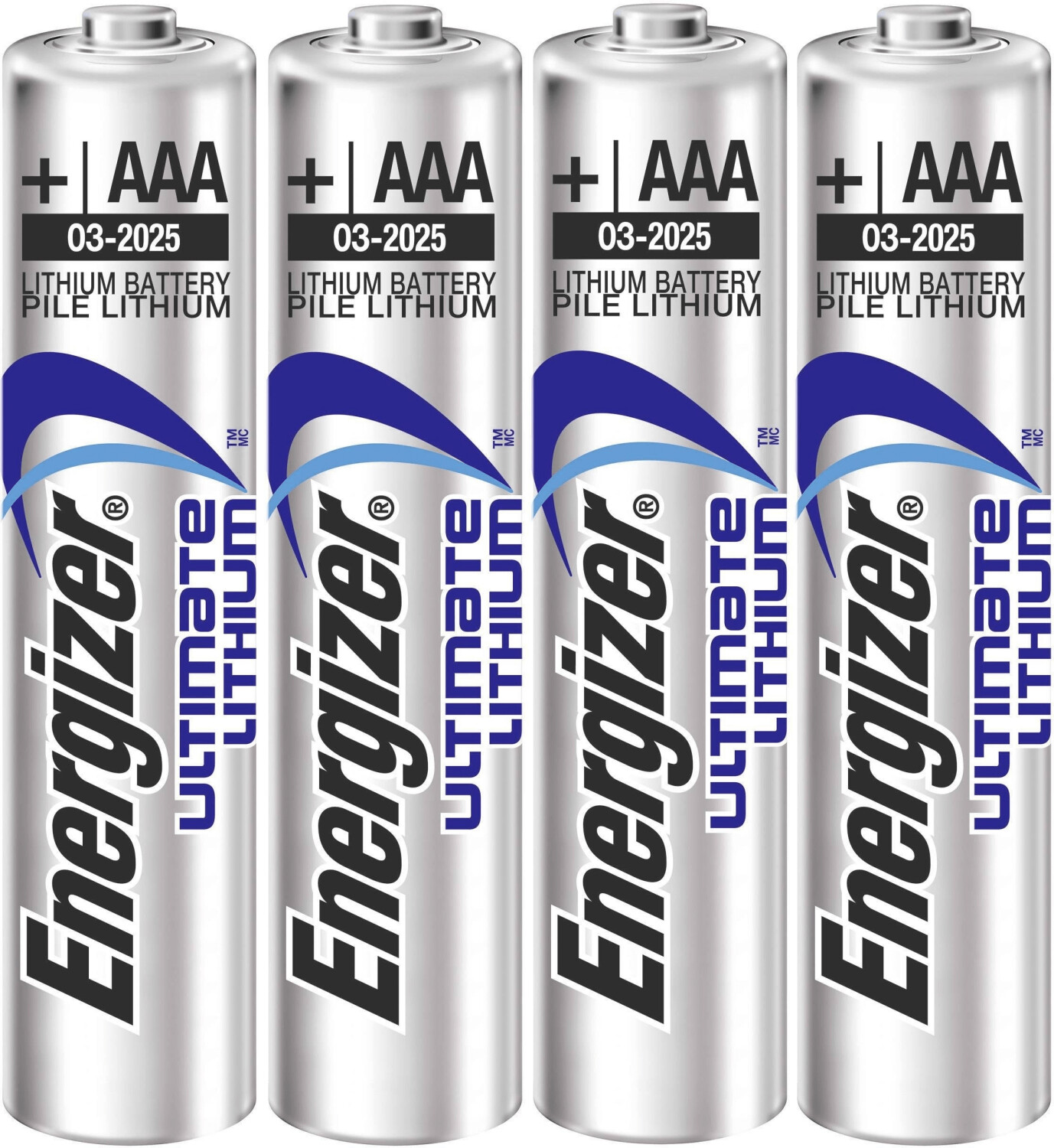 ENERGIZER Pile Ultimate Lithium AAA LR03, pack de 4 piles ≡ CALIPAGE