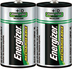 Energizer 2x Rechargeable D 2500 / HR20