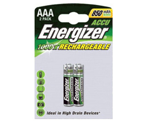 Piles rechargeables AAA HR03 Accus Energizer Power Plus 700 mAh pack de 4