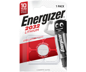 Energizer Button cell CR2032 battery 3V 240 mAh au meilleur prix sur