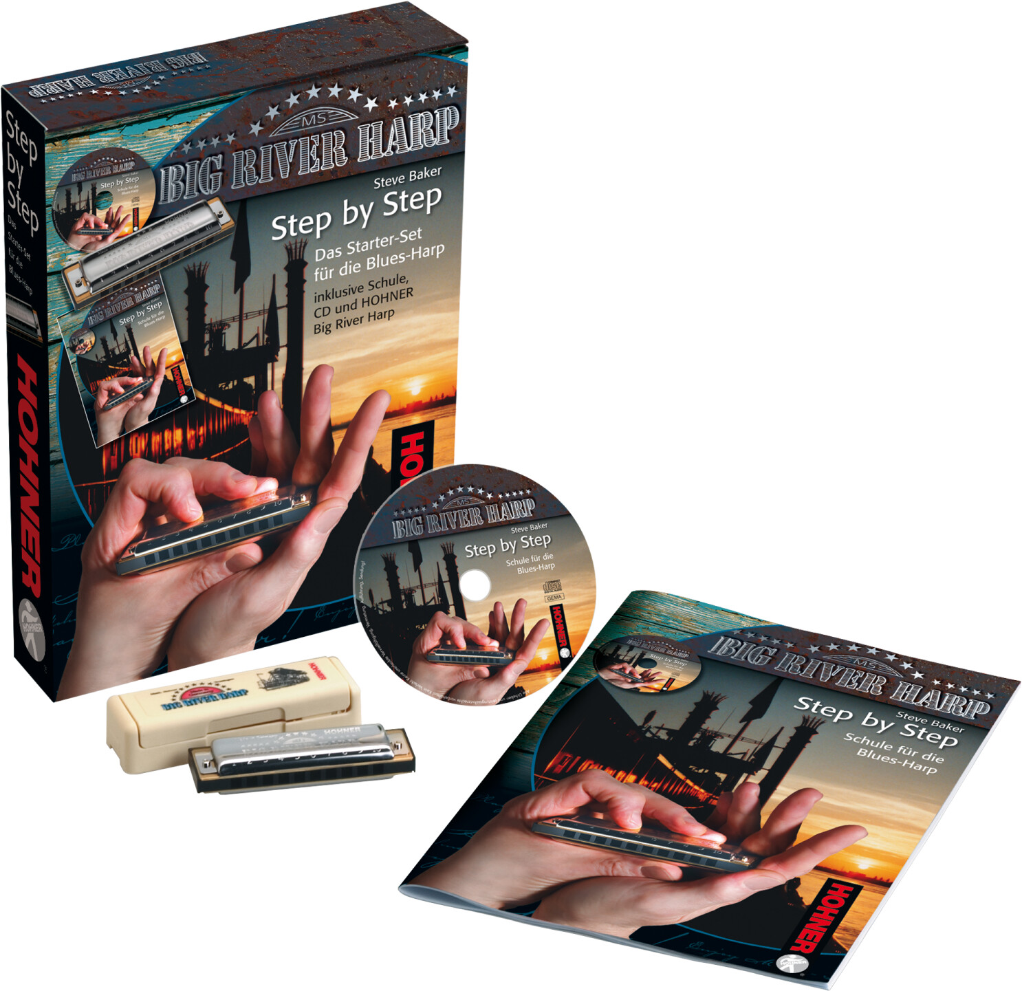 Hohner Step by Step - Starter Set Blues Harp