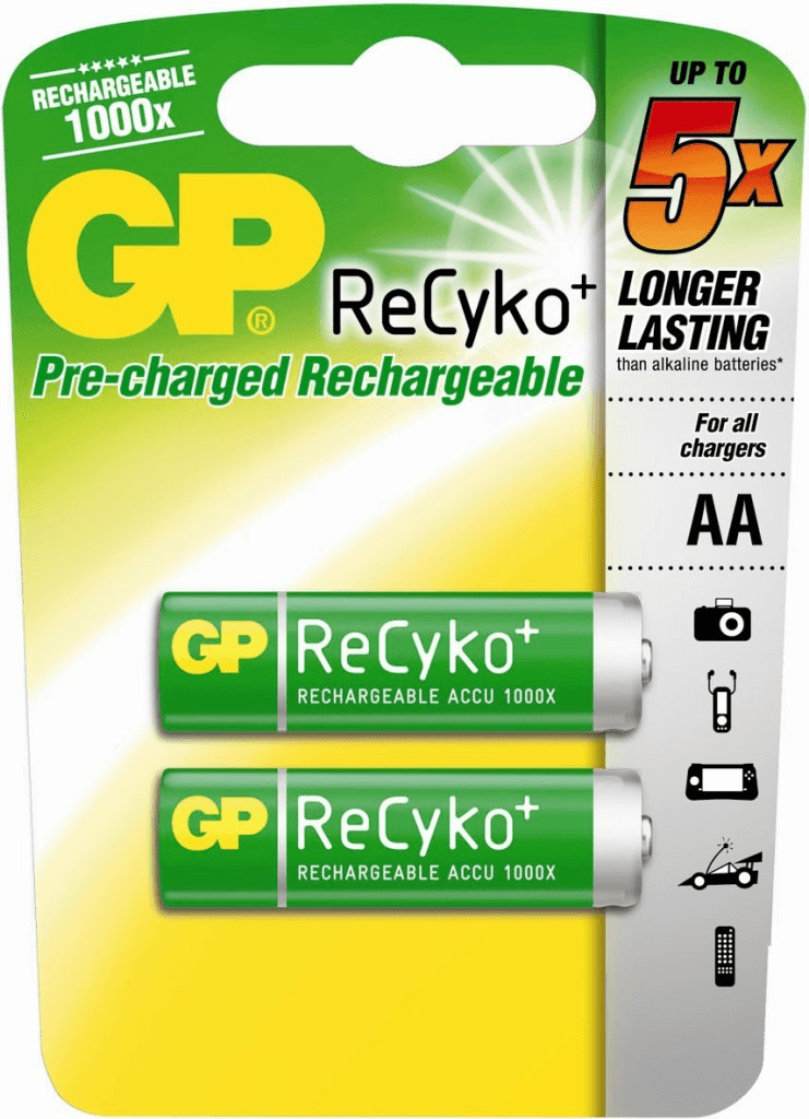 GP 2x AA ReCyko 1,2 V 2100 mAh