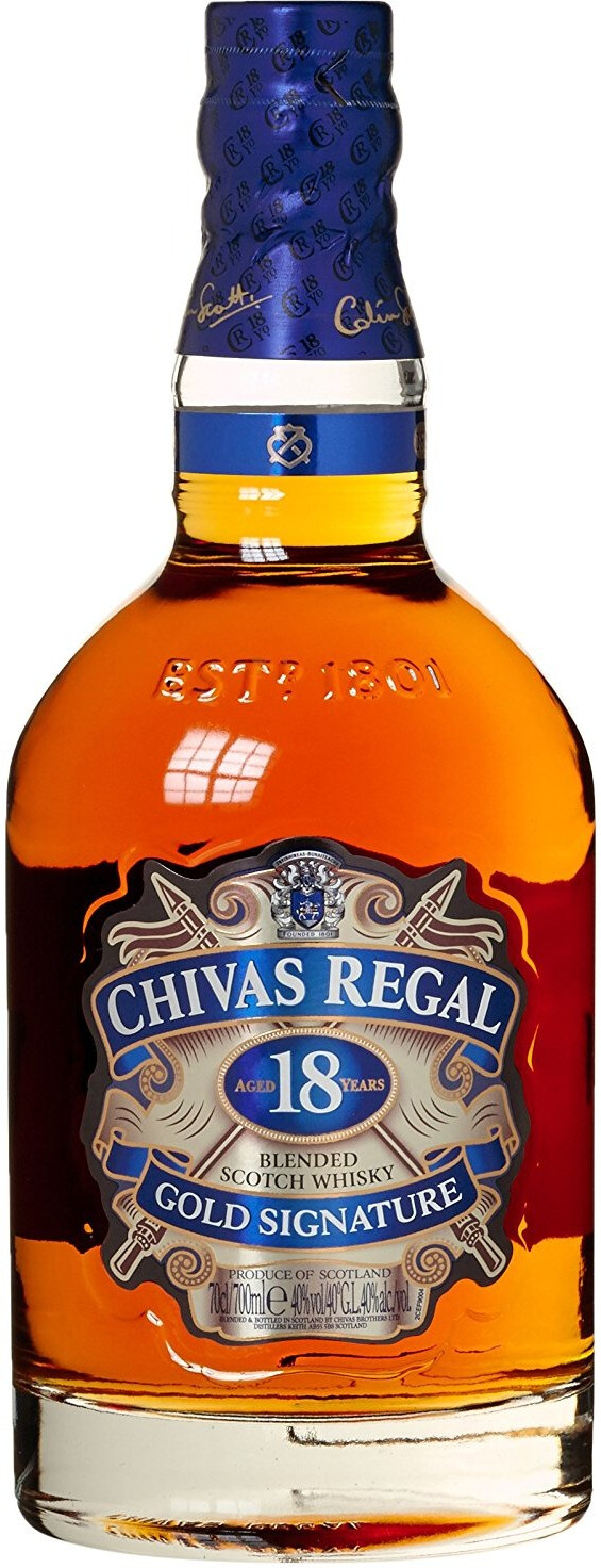 Chivas Regal 18 ans 0,7 L 40 au meilleur prix sur idealo.fr