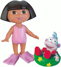 Mattel Splash Around Dora and Boots