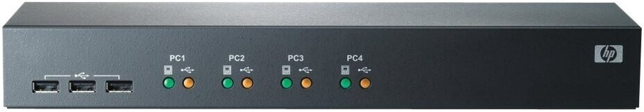 HP 1x4 USB/PS2 KVM Console Switch