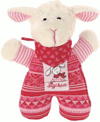 Sigikid Schnuggi mouton rose 17 cm