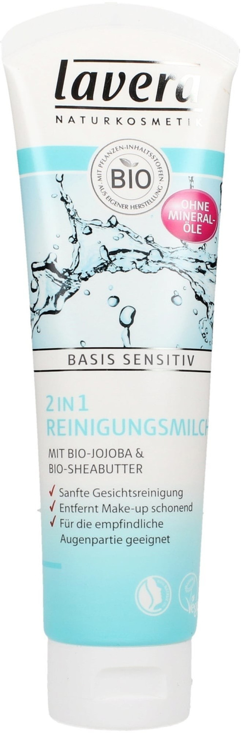 Lavera Basis sensitiv Lait nettoyant 2en1 (125 ml)