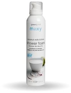 Greenland Milky Coconut Milk & Lime Shower Foam (200 ml)