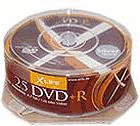 Xlayer DVD+R 4,7GO 120min 8x imprimable cake box de 25 pièces