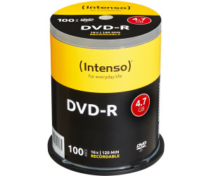 Intenso DVD-R 4,7GB 120min 16x 100pk Spindle