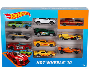 coffret 10 voitures hot wheels