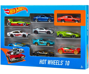 Coffret 10 voitures Hot Wheels Mattel 1:64 au meilleur prix