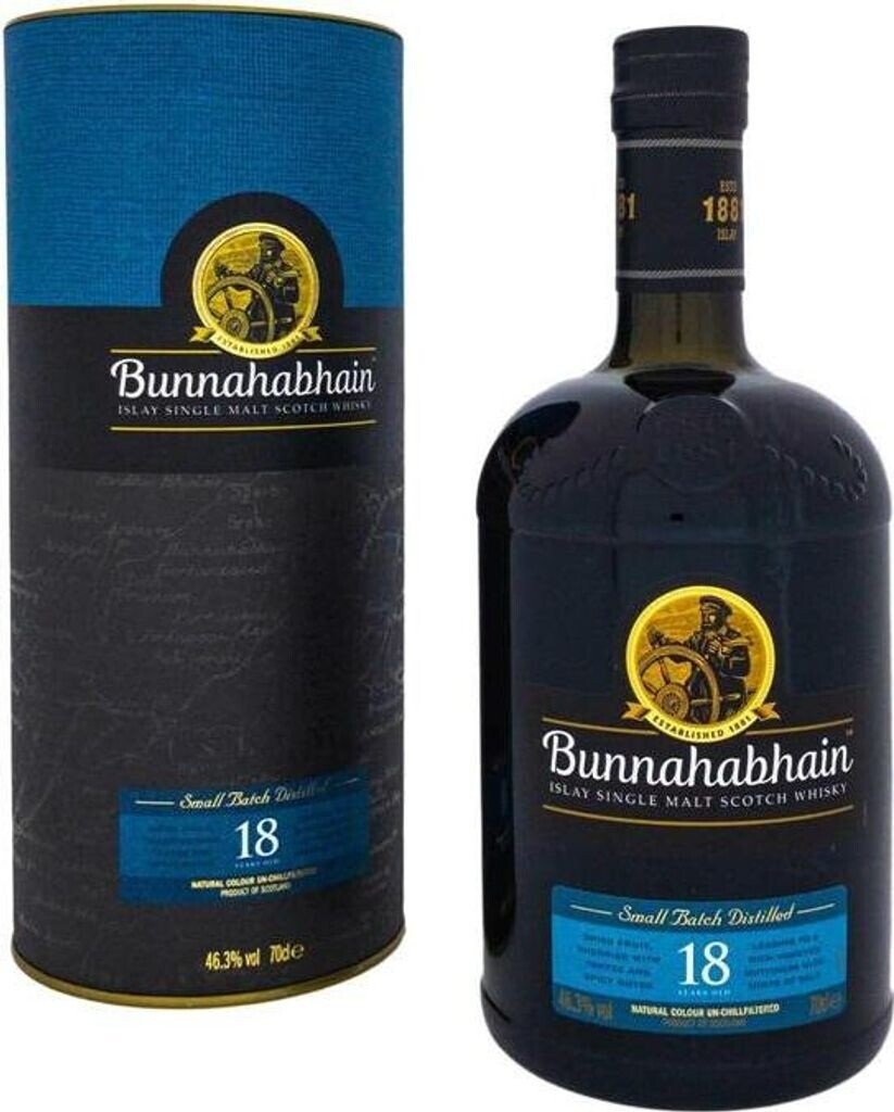 Bunnahabhain 18 Jahre 0,7l 46,3% ab 147,47 € (März 2026 Preise