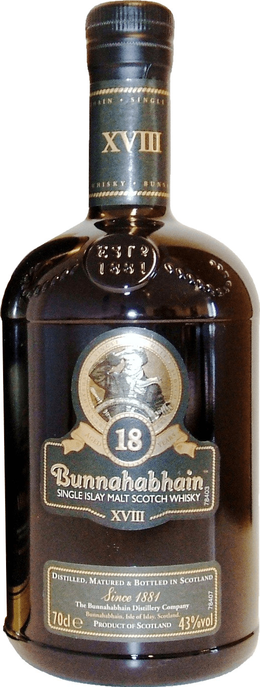 Bunnahabhain 18 ans Single Islay Malt 0,7 L 46,3 %