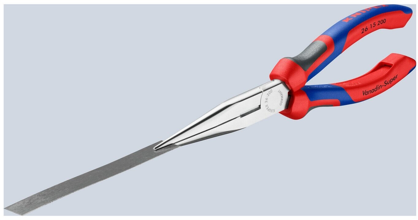 KNIPEX Storchschnabelzange gebogen VDE 200mm 2-Komponenten-Griff Nr. 26 26 200 4003773022855 KNIPEX Storchschnabelzange gebogen VDE 200mm 2-Komponenten-Griff Nr. 26 26 200 4003773022855