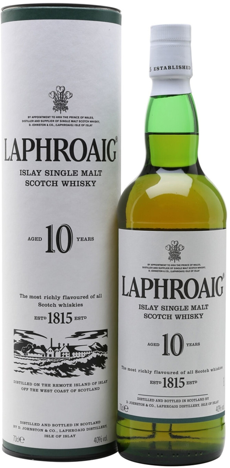 Laphroaig 10 Jahre 0,7l 40% ab 32,73 € (Januar 2024 Preise) |  Preisvergleich bei