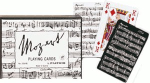 Jeu de cartes (2 x 55) Mozart