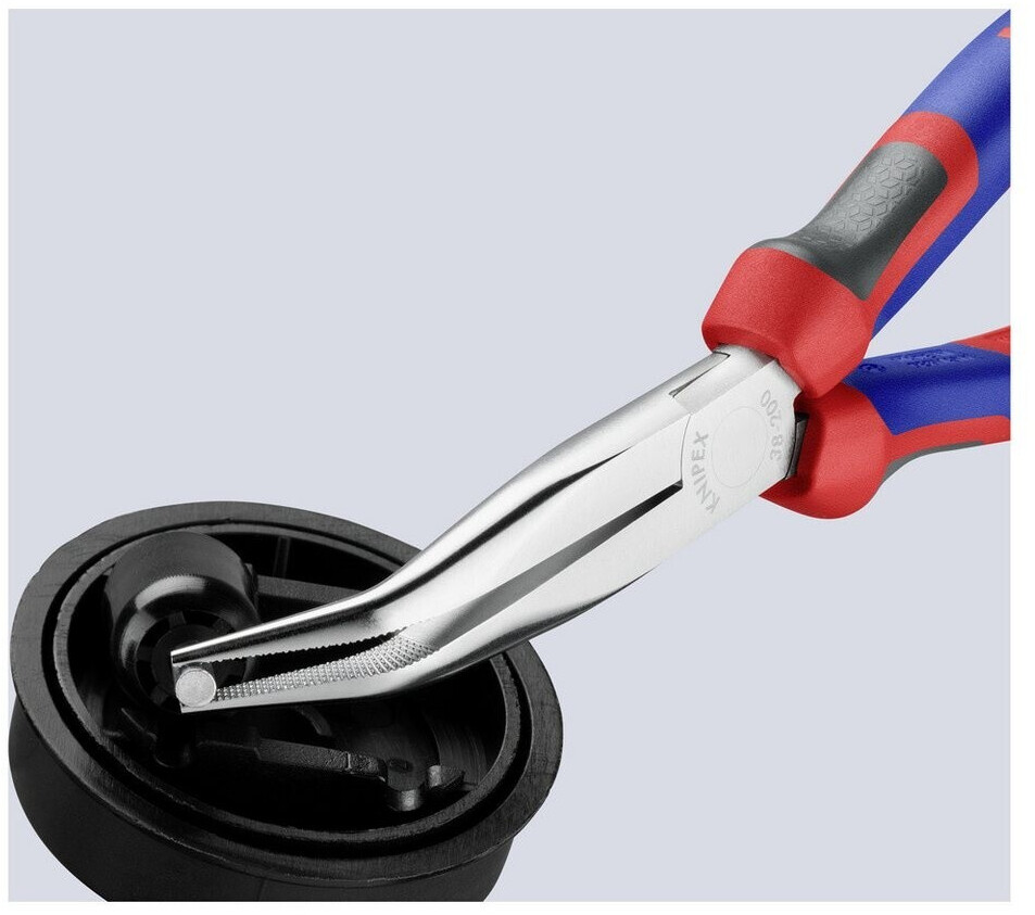 Knipex Mechanicatang recht halfronde bek 200 mm, 38 15 200