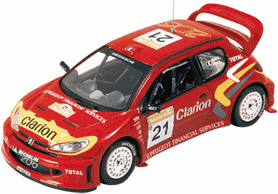 ixosport Peugeot 206 WRC Clarion Panizzi-Panizzi Turkey Rallye 2003 (RAM110)